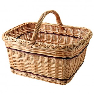 Tablecraft 1689 14 Inch Handwoven Rectangular Basket Willow Natural Tablecraft 1689 14 Inch Handwoven Rectangular Basket Willow Natural