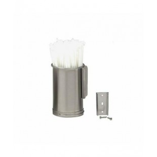 Dispense Rite TSD-1S 3-1/2 Inch Diameter Straw Holder Stainless Steel with ARS Mount