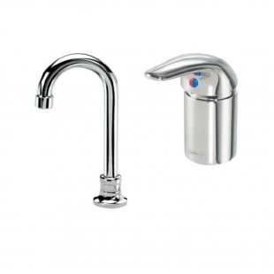Krowne 16-133L Single Hole Deck Mount Faucet with 10 Inch Swing Spout and Chrome Finish