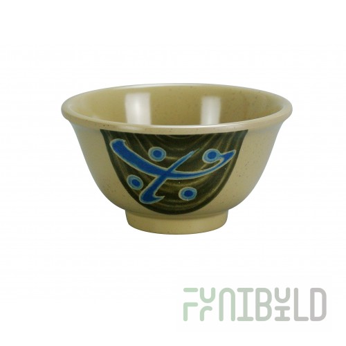 Yanco JP-3003 12 Oz Melamine Round Soup Bowl Dishwasher Safe 5-1/2 Inch