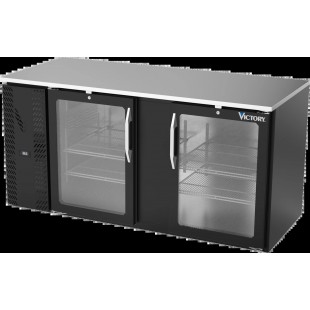 Victory VBB68HC-G-S Back Bar Refrigerator Two-section 68