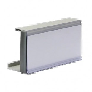 Fermod 61868 Shelving Label Holder with Clear Window for Easy Labeling
