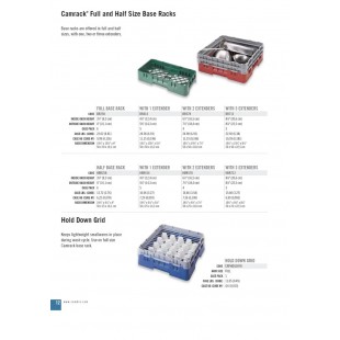Cambro CSHDFF 4-1/4 Inch Floor Fastener with Stainless Steel Brackets