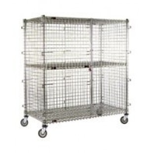Eagle CSC3036S 39-1/4 Inch Mobile Security Unit with Stainless Steel Finish