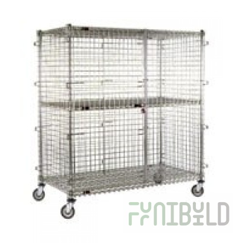 Eagle CSC3036S 39-1/4 Inch Mobile Security Unit with Stainless Steel Finish