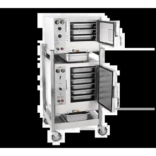 AccuTemp S3/S62401D060 27 Inch Electric Floor Model Two Steam'N'Hold Boilerless Steamer with Stand