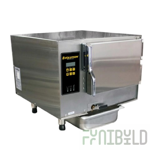 AccuTemp S64403D120 24 Inch Electric Boilerless Convection Steamer with Timer