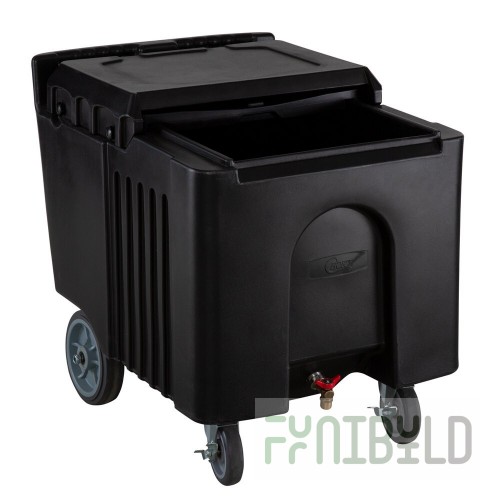 Hubert 29A-132 CenPro Mobile Ice Bin 125 Lb. Capacity 60