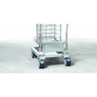 Rational 60.12.155 Mobile Plate Rack 52 Plate Capacity Finishing System with Transport Trolley