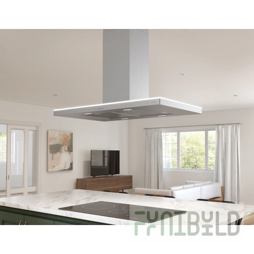 Island exhaust hood ZVO-2000/1600-N-TEH