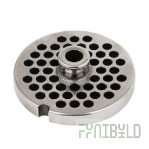 Alfa 32 316 HUB SS 4 Inch Chopper Plate 3/16 Gauge Stainless Steel