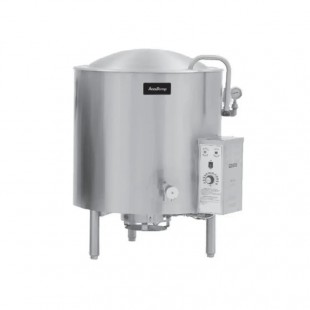 AccuTemp ALLEC-60 Electric Stationary Kettle 60 Gallon 304 Stainless Steel with Cover