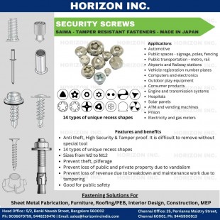 Market Forge P-TPSTW Security Package with Tamper Proof Screws and Tackwelds