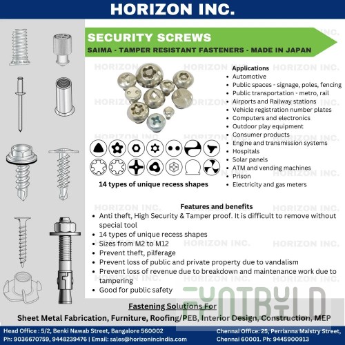 Market Forge P-TPSTW Security Package with Tamper Proof Screws and Tackwelds