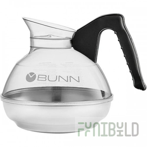 Bunn 06100.0101 64 Oz Drip-proof Easy Pour Coffee Decanter Plastic Black Handle