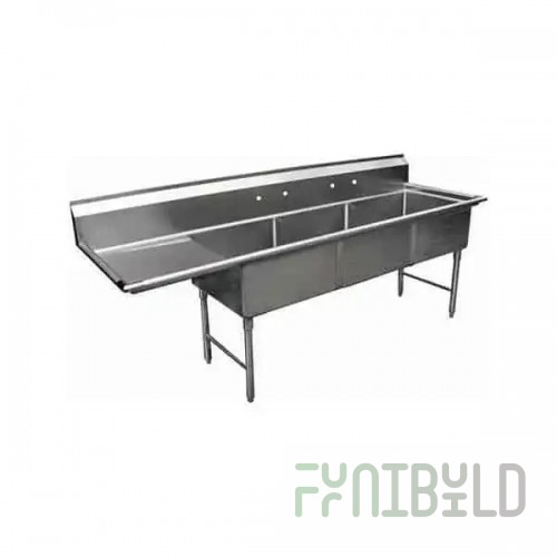 Blue Air BS3-18-12/R Sink 3-compartments 18