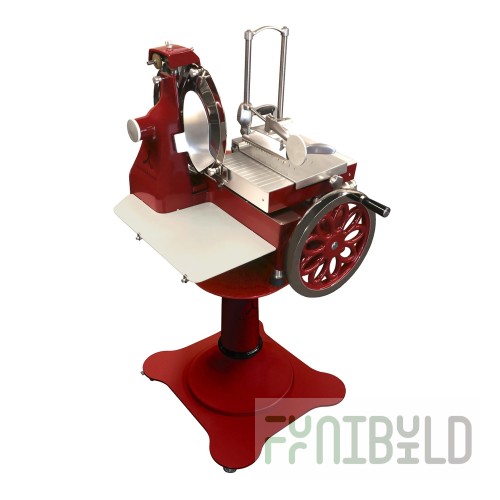 Arcobaleno Pasta Equipment AV350STNDCAS 24 to 29 Inch Fly Wheel Slicer Stand Cast Iron With Casters