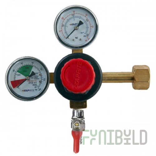 Optional Stainless Steel Adjustable CO2 Primary Regulator, Krowne BC-792