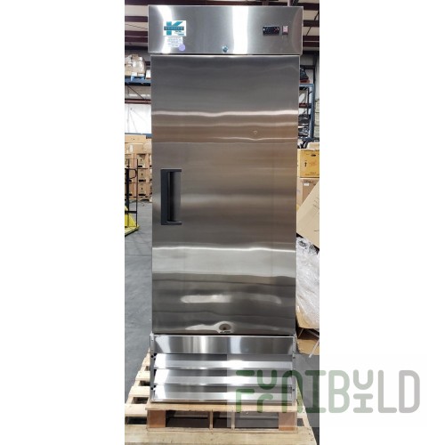 Metro RF3NA33 57.5 lbs Rack Freezer Self-Contained Air-Cooled Gray - Roll-In