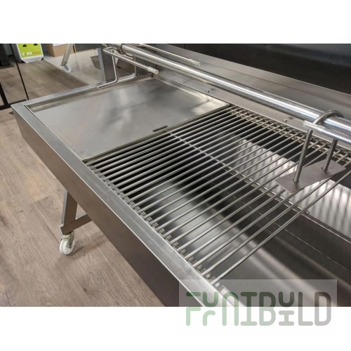 Set of stainless steel grills for smoking fillets
