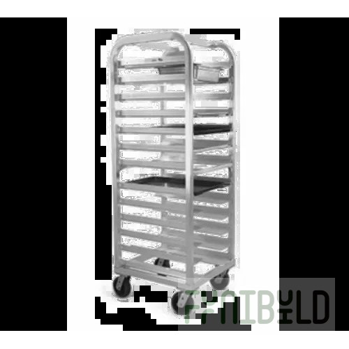 Eagle 4640 25 Inch Stepped-Angle Rack Heavy Duty with Casters Aluminum