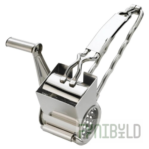 Browne Foodservice 746607 3 Inch Rotary Cheese Grater Removable Drum Stainless Steel