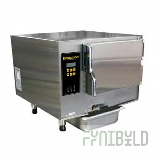 AccuTemp E32401D080 SGL 27 Inch Electric Boilerless Convection Steamer with Digital Controls