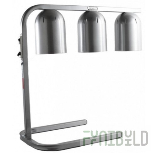 Hubert 31M-005 Kratos® Kratos Bulb Warmer Three Bulbs Silver Finish