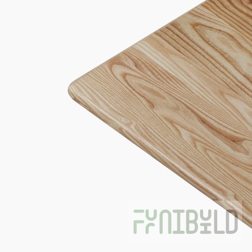 Forbes Industries PLY###3636MXE#IC-TBN 36 Inch Square Cafe Table Plywood with UV Finish
