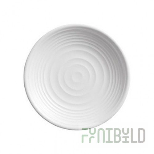American Metalcraft MRP7CL 7-1/2 Inch Cloud Melamine Plate Marra Collection
