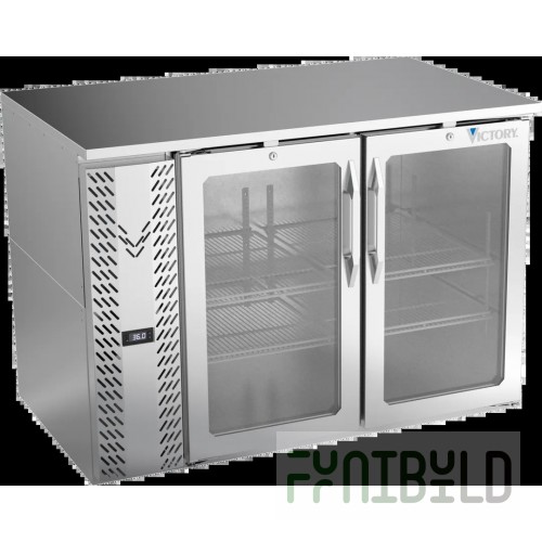 Victory VBB48HC-G-S Back Bar Refrigerator Two-section 48