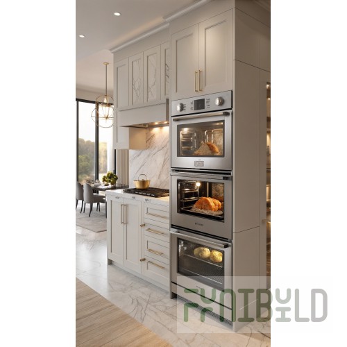 Wood Stone 8645-FFFULR Galvanized Steel Facade Ready Finish for Ovens