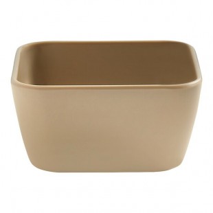 American Metalcraft BBS9CO 9 Oz Melamine Bowl Square Coffee Then Blend Collection