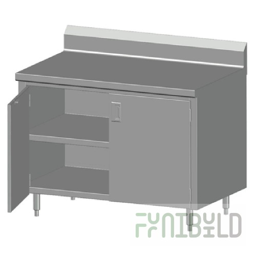 SPG International 4CBT-24B Universal Stainless Work Table Cabinet Base With Open Front 48