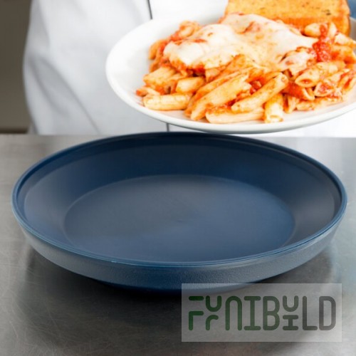 Dinex DX107750 Dark Blue Insul-Base Insulated Meal Delivery Base - 12/Case