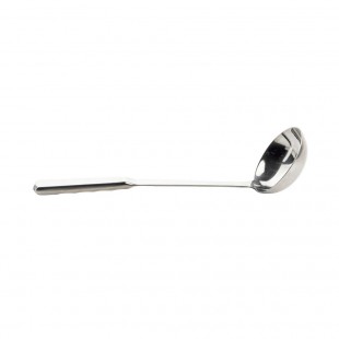 Tablecraft 11633 4 Oz Stainless Steel Soup Ladle with Hollow Handle
