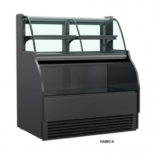 Structural Concepts HMBC4-E3 51 Inch Curved Glass Bakery Merchandiser with Black Finish Structural Concepts HMBC4-E3 51 Inch Curved Glass Bakery Merchandiser with Black Finish