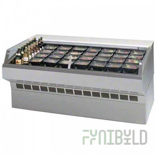 Federal Industries SQ6CDSS 72 Inch Refrigerated Self Serve Deli Case and Cooler
