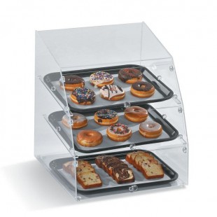 Vollrath LBC1418-3F-06 18 Inch Curved Front Non-Refrigerated Display Case
