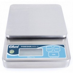 Edlund WSC-5 Scale 5 lb Electric Digital Portion Stainless Steel - Poseidon