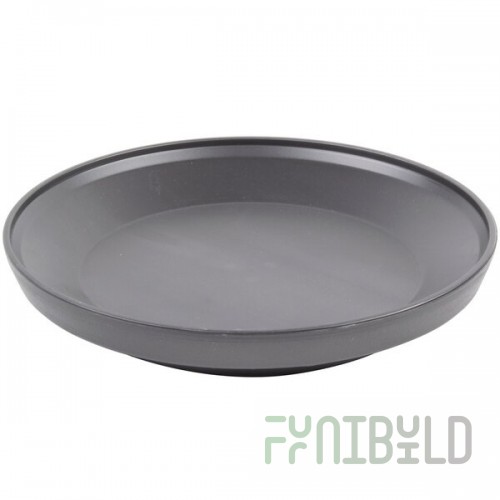 Dinex DX107744 Graphite Gray Insul-Base Insulated Meal Delivery Base - 12/Case
