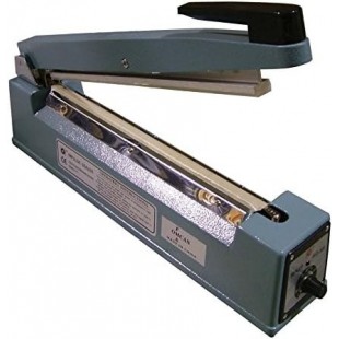 Omcan 14448 Manual 12 Inch Impulse Bag Sealer Adjustable Timing Stainless Steel