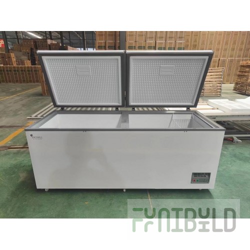 Chest freezer V=615l, MLK-800, -18...-25, 2004x680x790mm, solid lid (2 baskets)