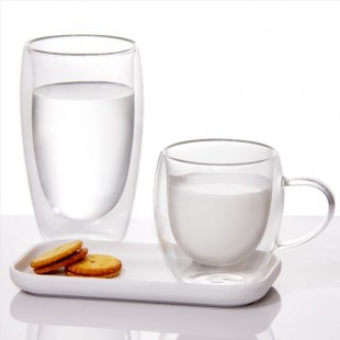 Double-layer glass, white