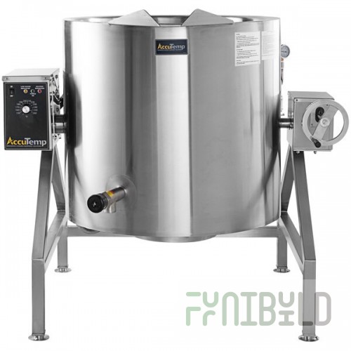 AccuTemp ALTLGB-40F Gas Tilting Kettle 40 Gallon Full Jacket 108500 BTU