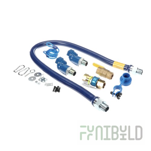 Dormont CAN1675BPEV48 3/4 Inch Diameter Gas Connector Kit with Full Port Valve