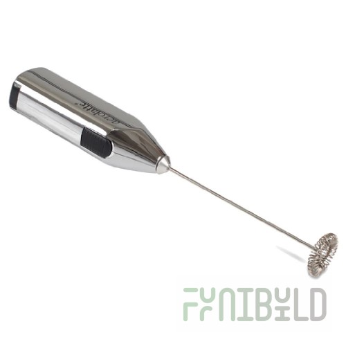 JB Prince P251 8 Inch Battery-powered Milk Frother Stainless Steel Design