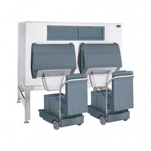 Follett DEV2250SG-72-BG 72 Inch Ice Bin Shuttle System with Ice Bagging Kit