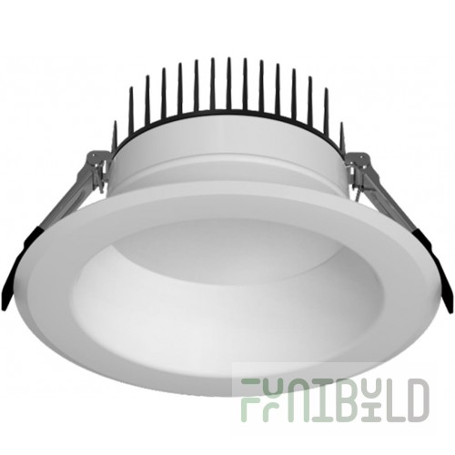 AllPoints 1180800A100 6 Inch LED Light Fixture for Damp Wet Cooler Environments
