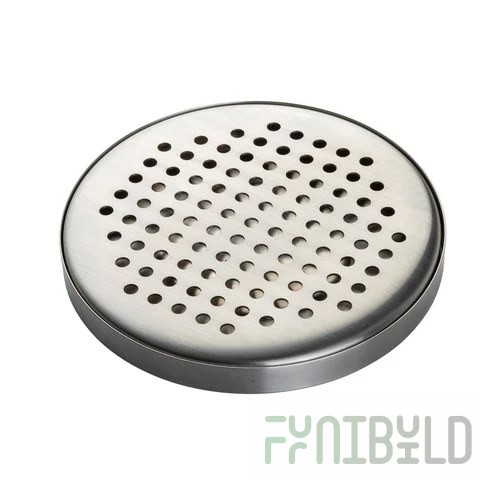 Tablecraft 11172 5-1/2 Oz Drip Tray Round Two-Piece Stainless Steel